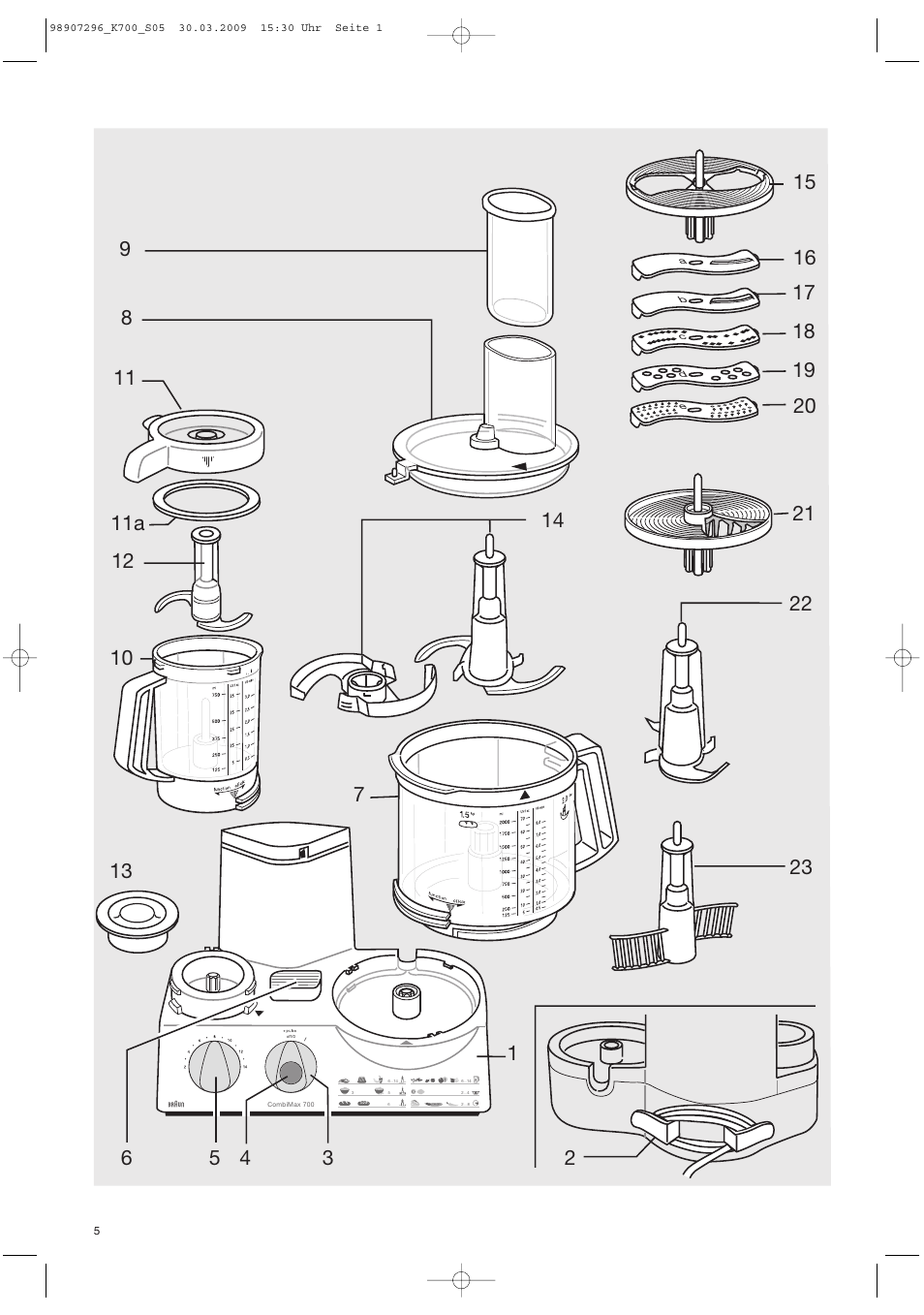 Braun CombiMax 700 Vital User Manual | Page 4 / 113