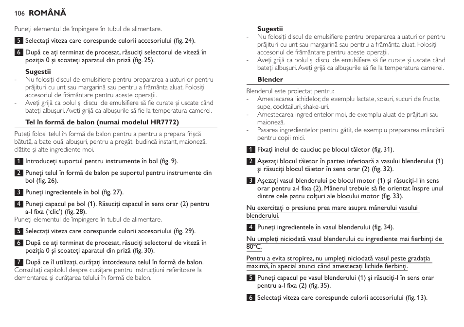 Philips HR7771 User Manual | Page 106 / 168