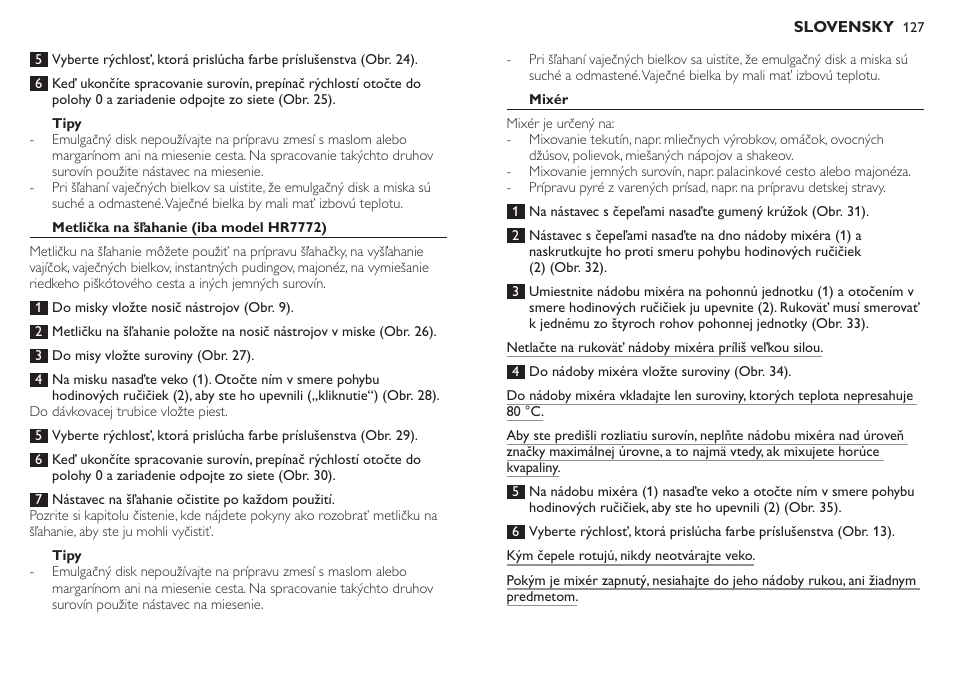 Philips HR7771 User Manual | Page 127 / 168