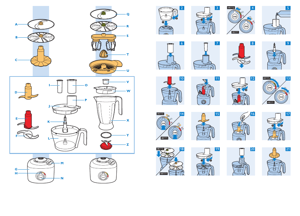 Philips HR7771 User Manual | Page 3 / 168