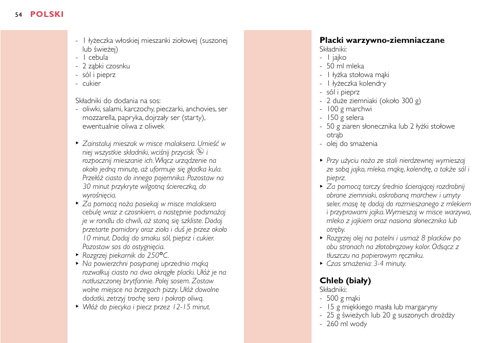 Philips HR7758 User Manual | Page 54 / 270