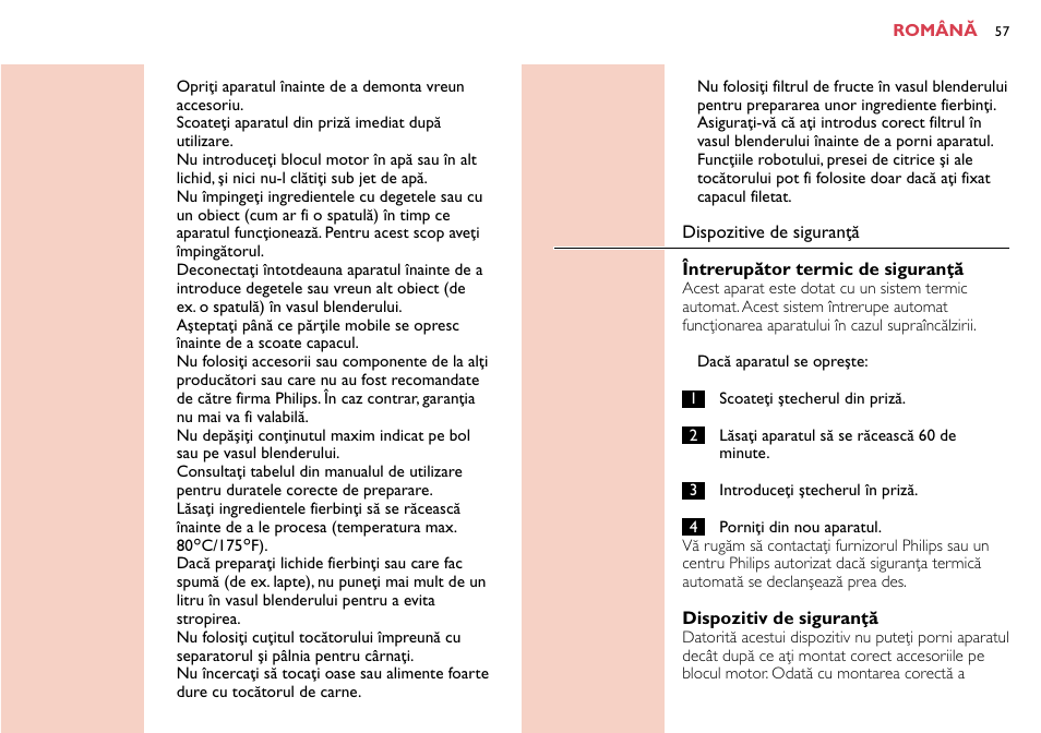 Philips HR7758 User Manual | Page 57 / 270