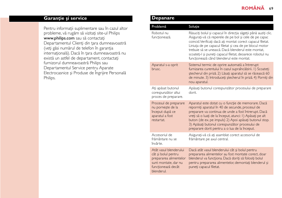 Philips HR7758 User Manual | Page 69 / 270