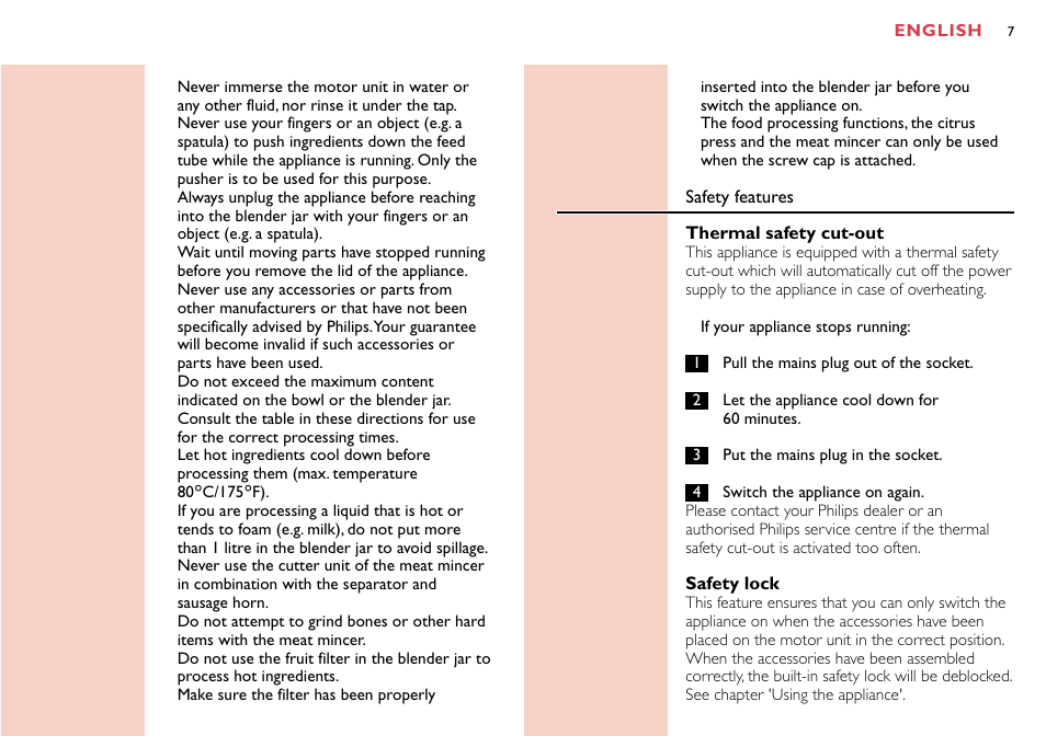 Philips HR7758 User Manual | Page 7 / 270