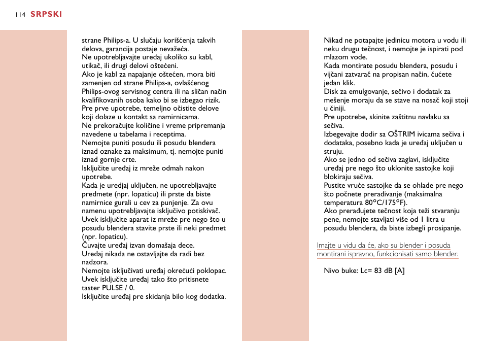 Philips HR7638 User Manual | Page 114 / 128
