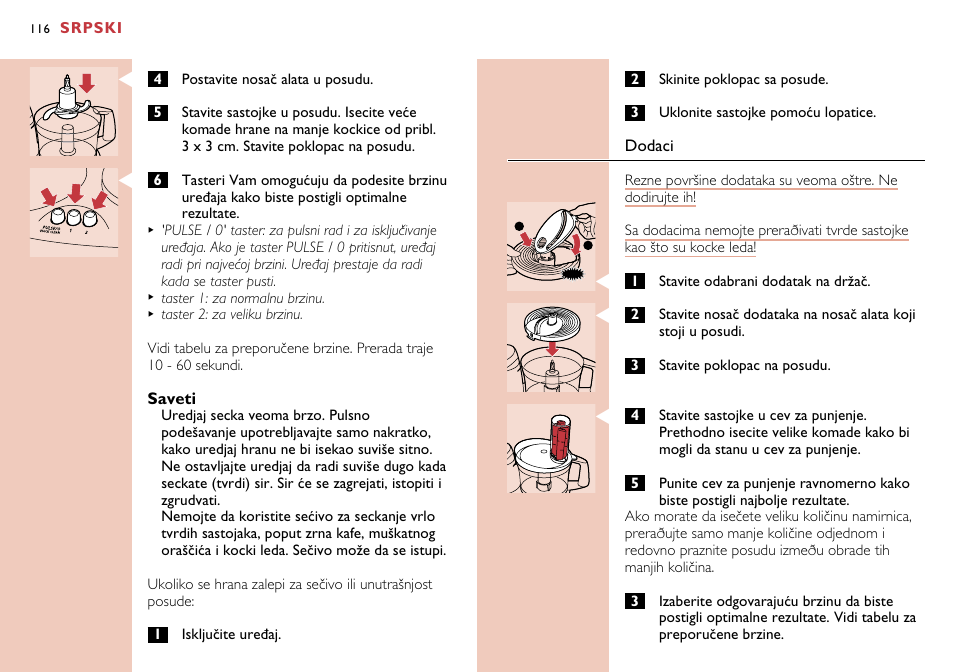 Philips HR7638 User Manual | Page 116 / 128