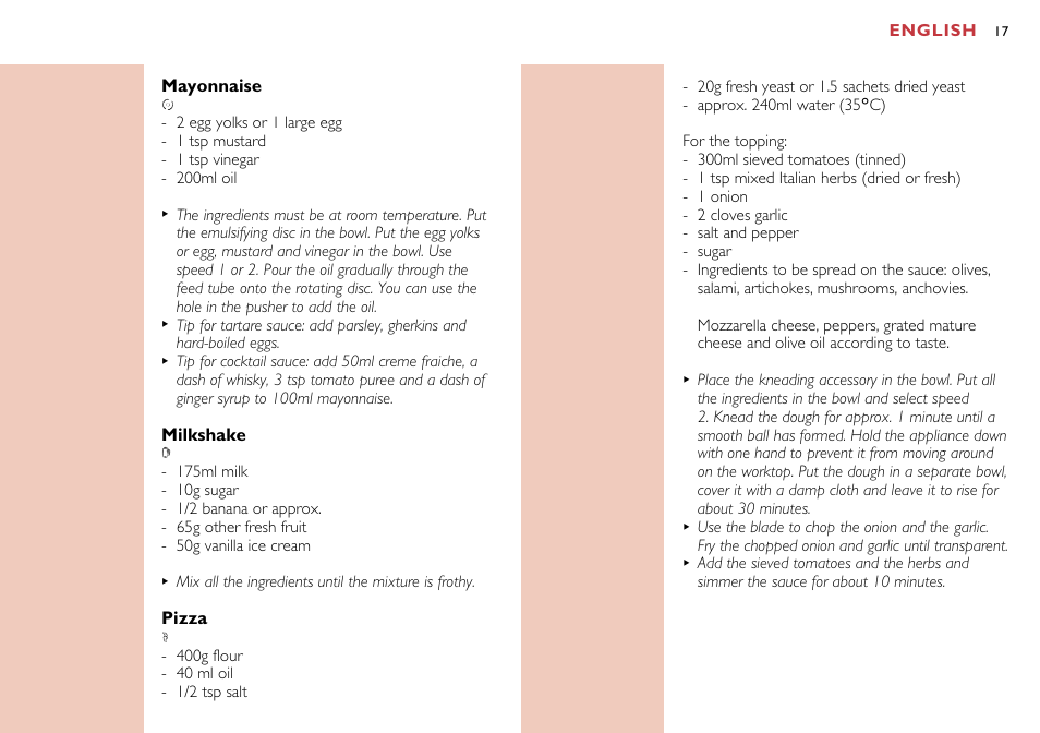 Philips HR7638 User Manual | Page 17 / 128