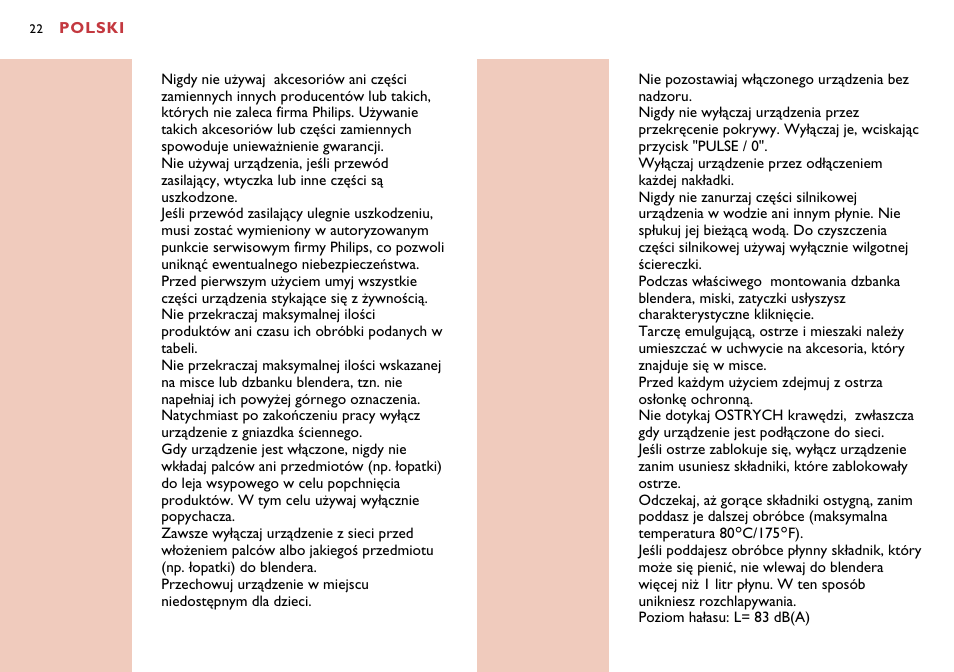 Philips HR7638 User Manual | Page 22 / 128