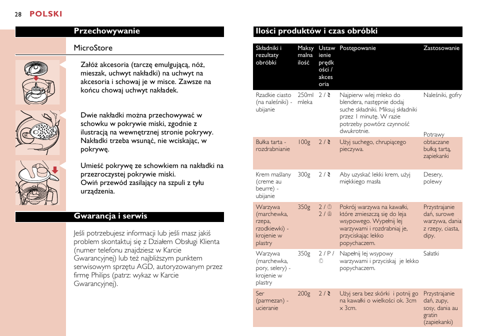 Philips HR7638 User Manual | Page 28 / 128