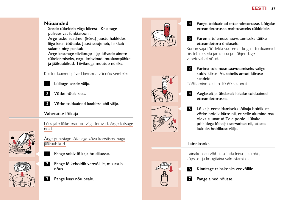 Philips HR7638 User Manual | Page 57 / 128