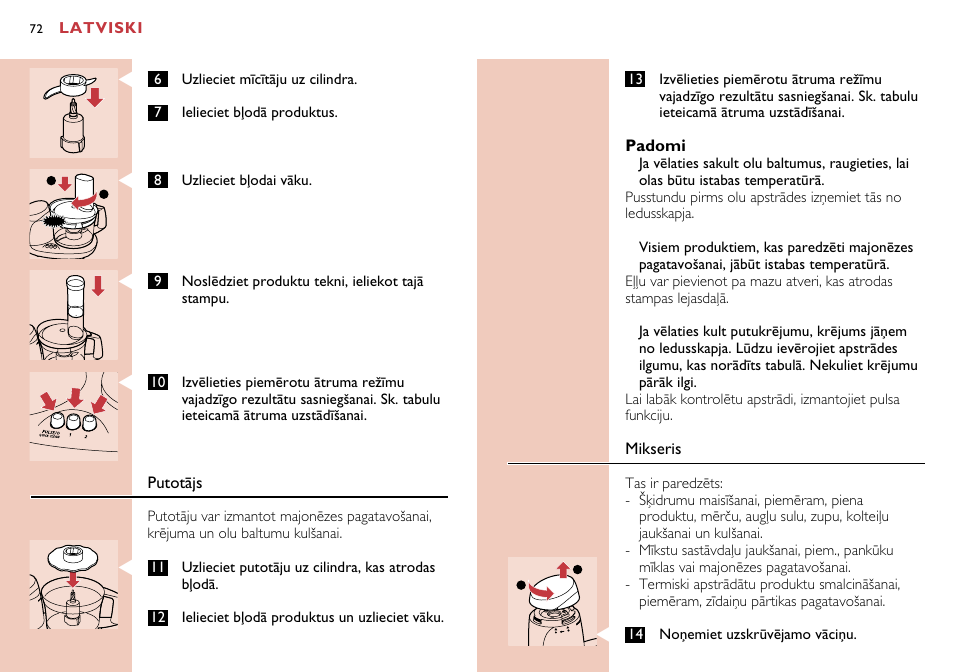 Philips HR7638 User Manual | Page 72 / 128