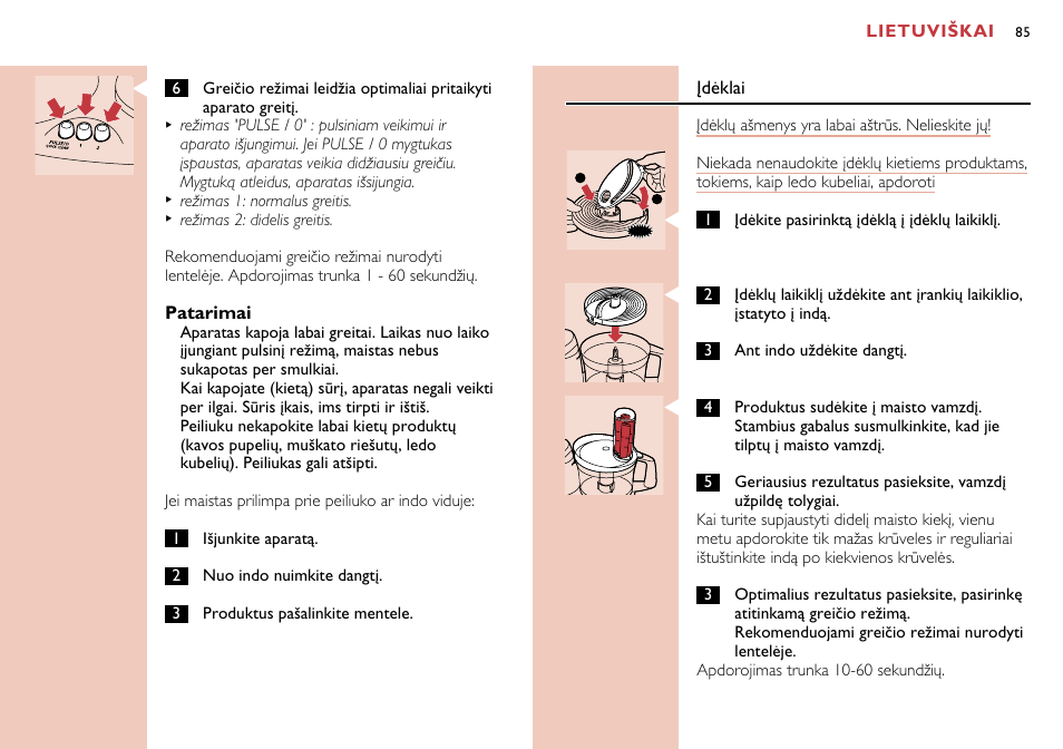 Philips HR7638 User Manual | Page 85 / 128