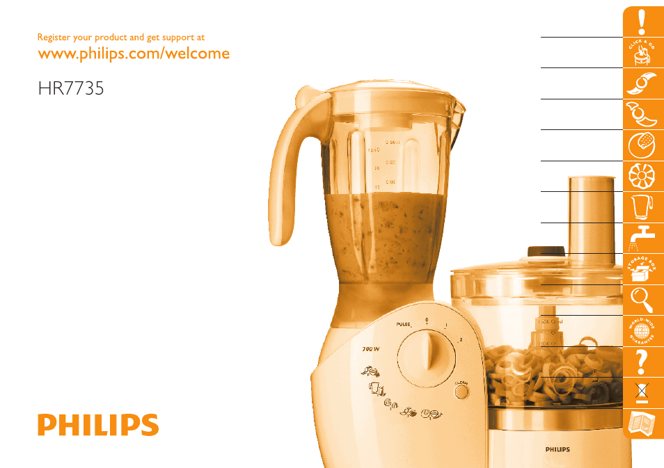 Philips HR7735 User Manual | 108 pages