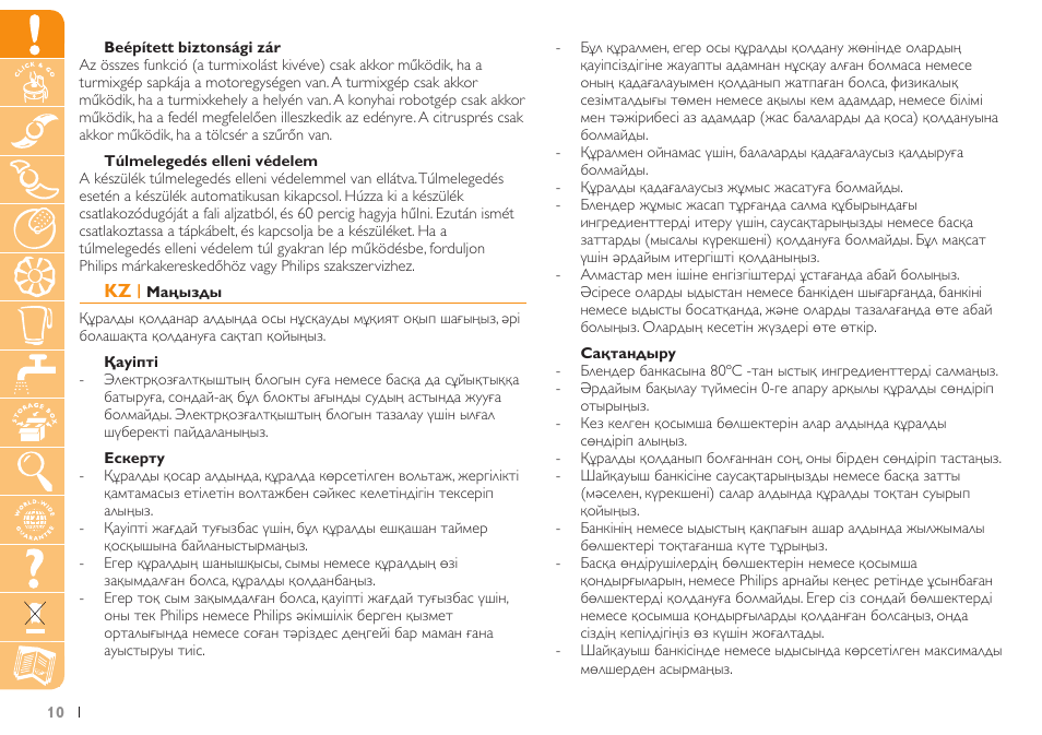 Philips HR7735 User Manual | Page 10 / 108
