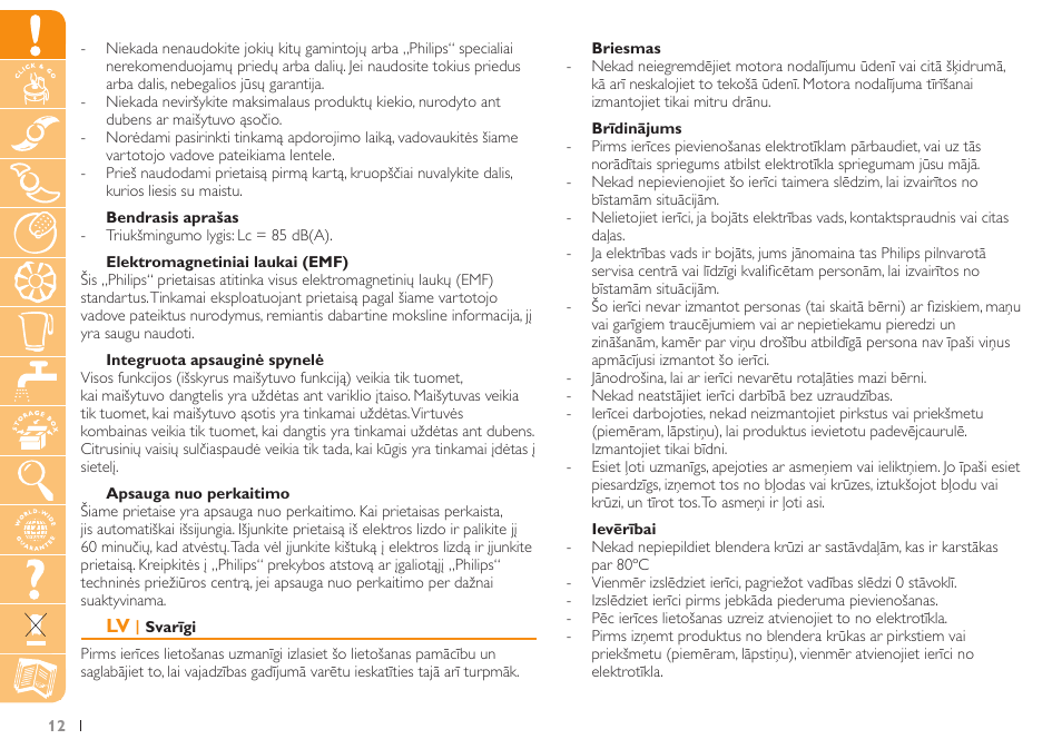 Philips HR7735 User Manual | Page 12 / 108