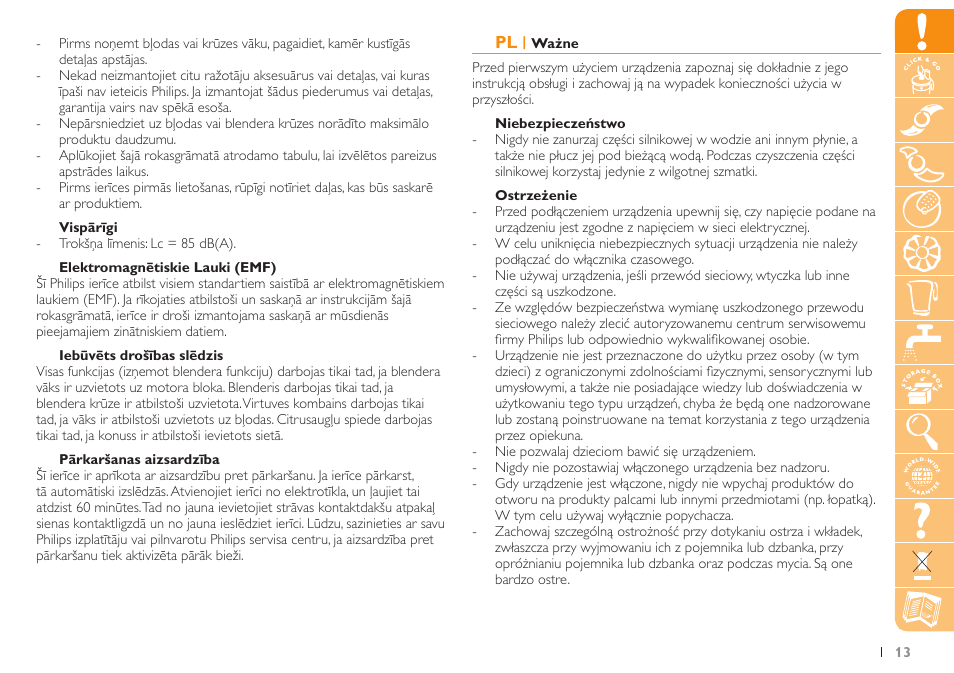 Philips HR7735 User Manual | Page 13 / 108