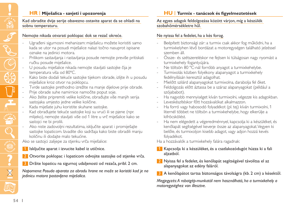 Philips HR7735 User Manual | Page 54 / 108