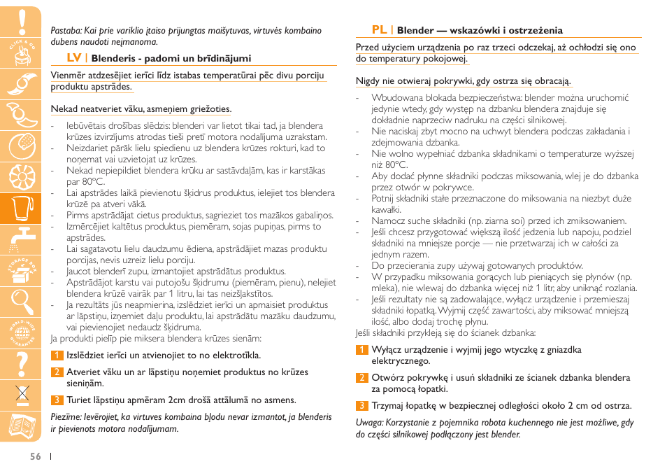 Philips HR7735 User Manual | Page 56 / 108