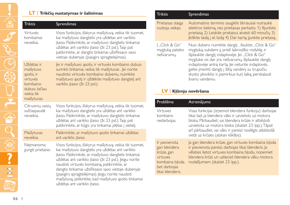 Philips HR7735 User Manual | Page 86 / 108