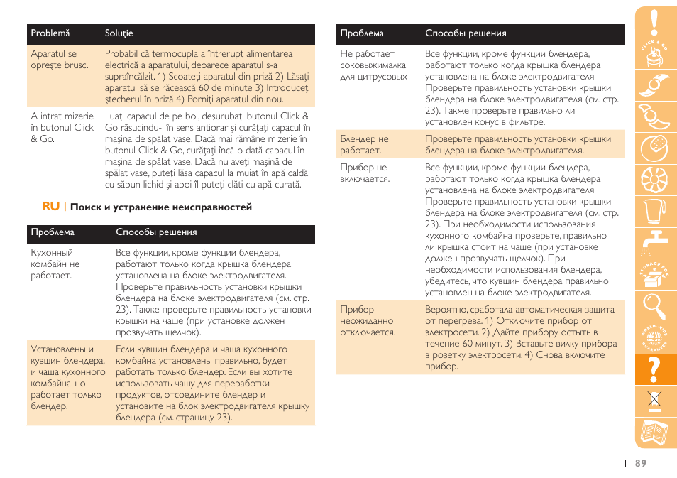 Philips HR7735 User Manual | Page 89 / 108