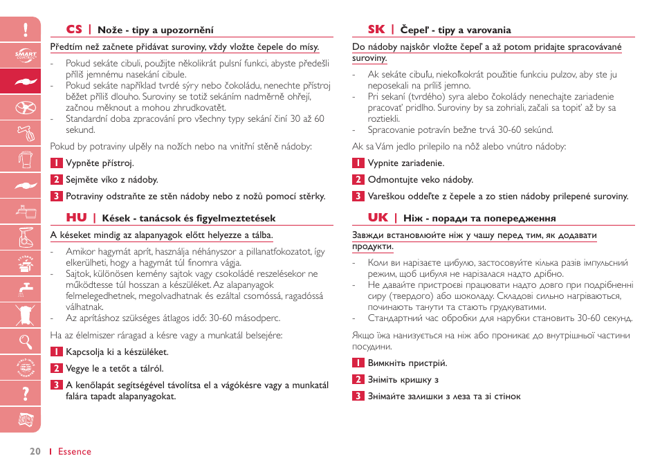 Philips HR7768 User Manual | Page 20 / 88