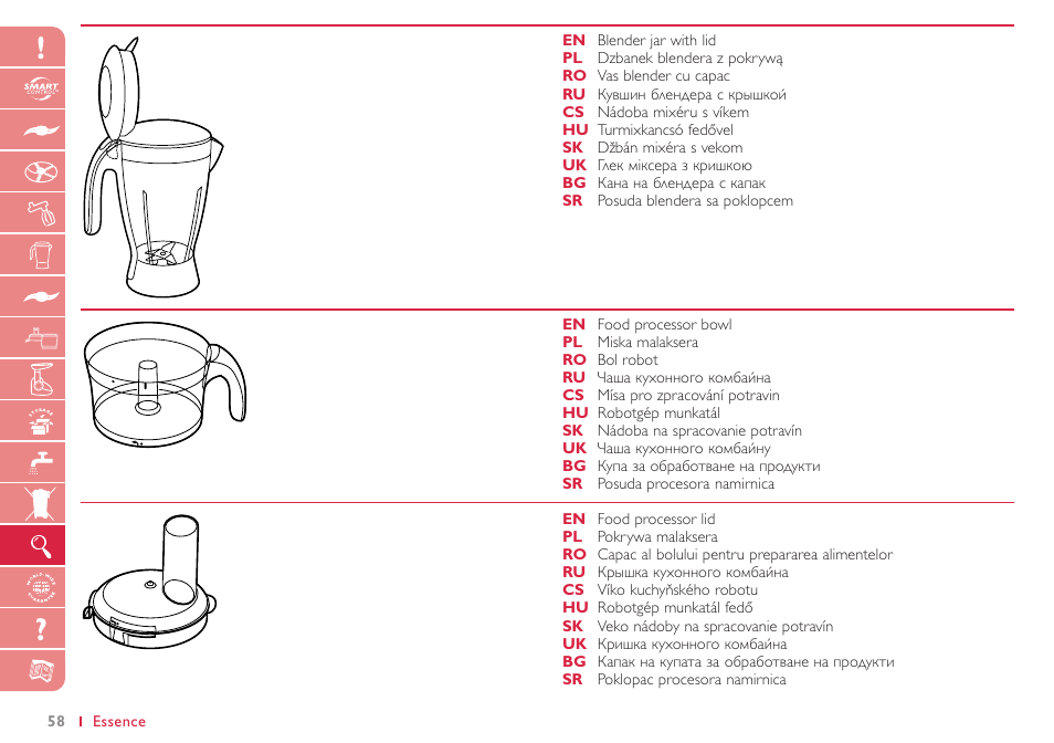 Philips HR7768 User Manual | Page 58 / 88