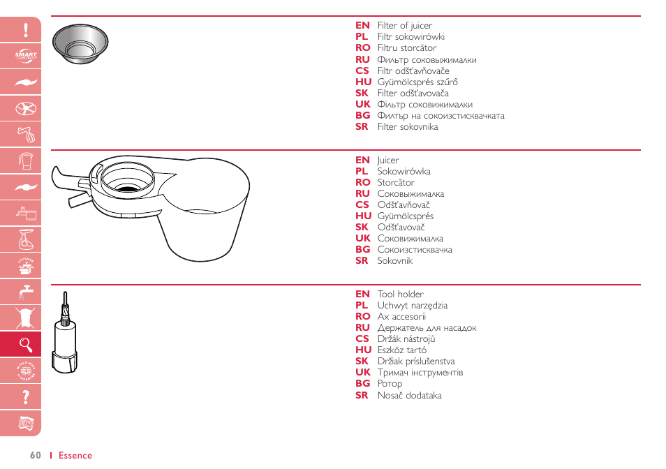 Philips HR7768 User Manual | Page 60 / 88