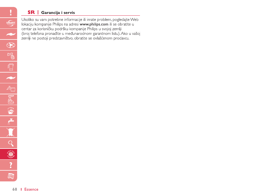 Philips HR7768 User Manual | Page 68 / 88