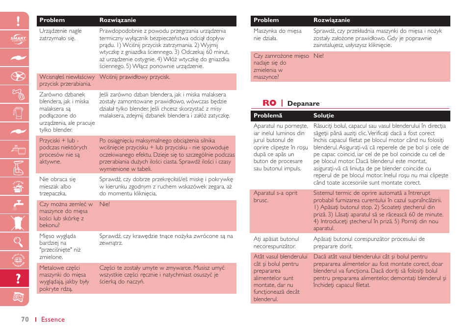 Philips HR7768 User Manual | Page 70 / 88