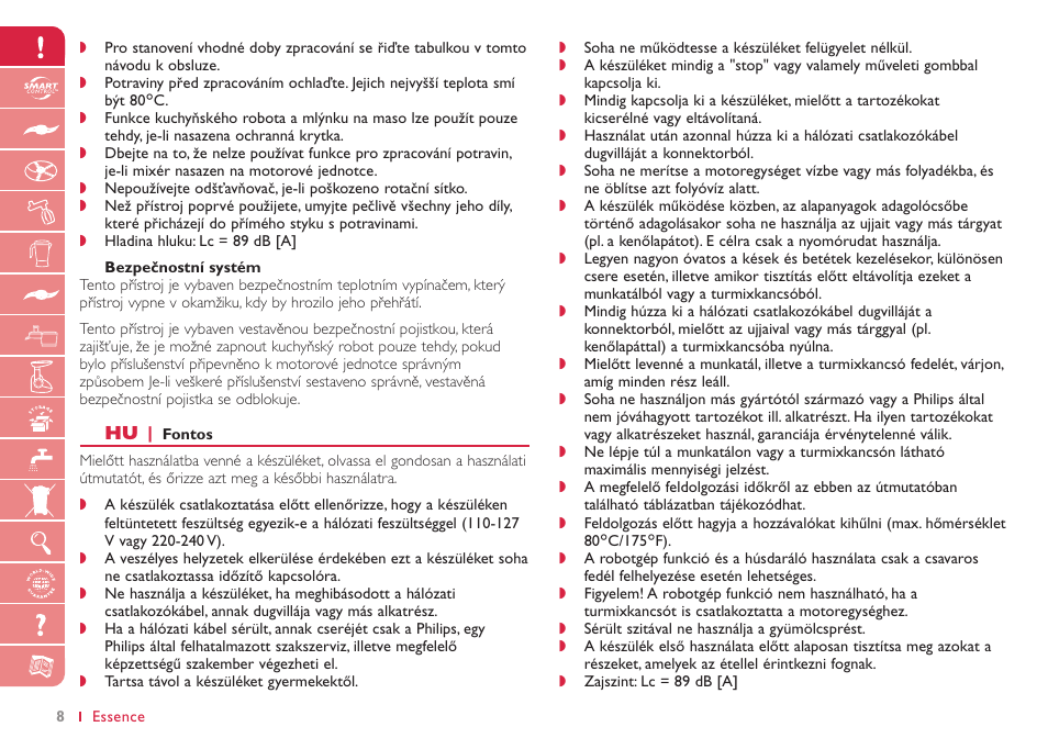 Philips HR7768 User Manual | Page 8 / 88
