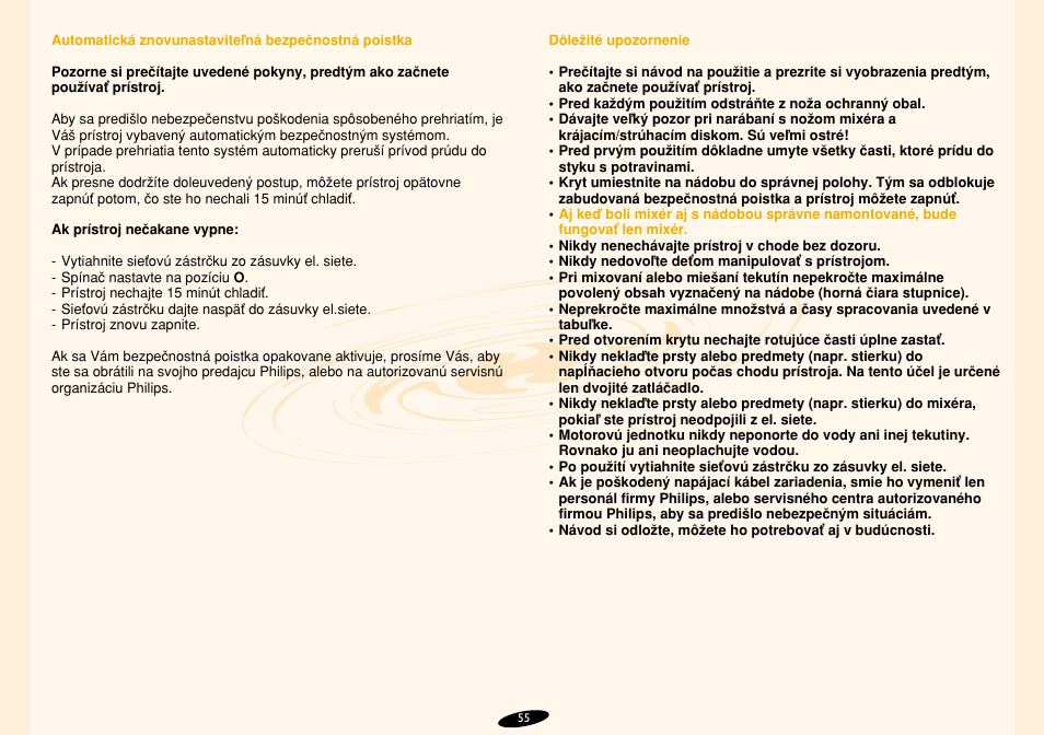 Philips HR7724 User Manual | Page 55 / 172