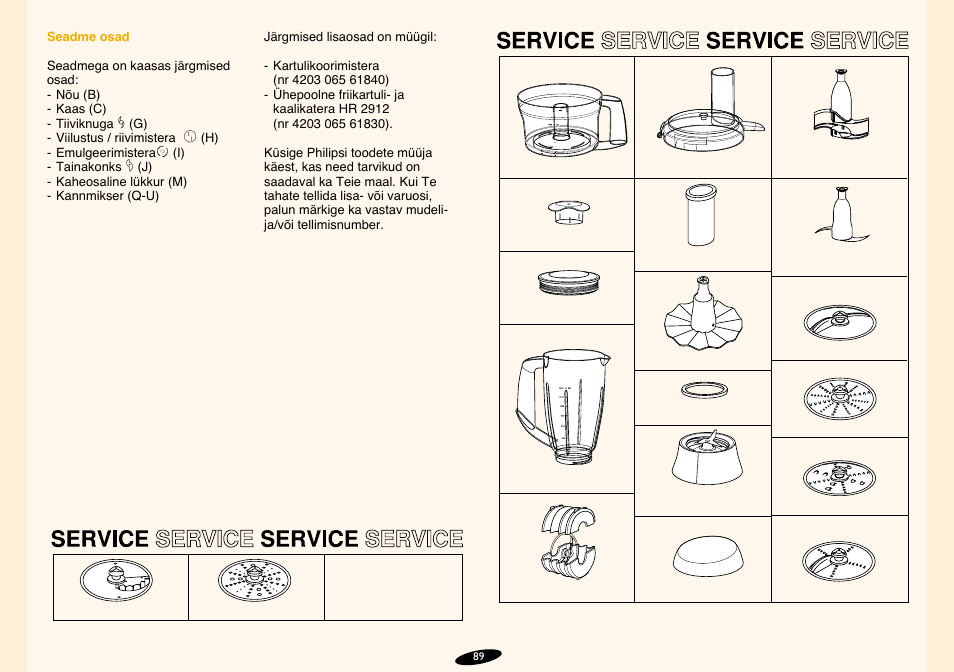 Philips HR7724 User Manual | Page 89 / 172