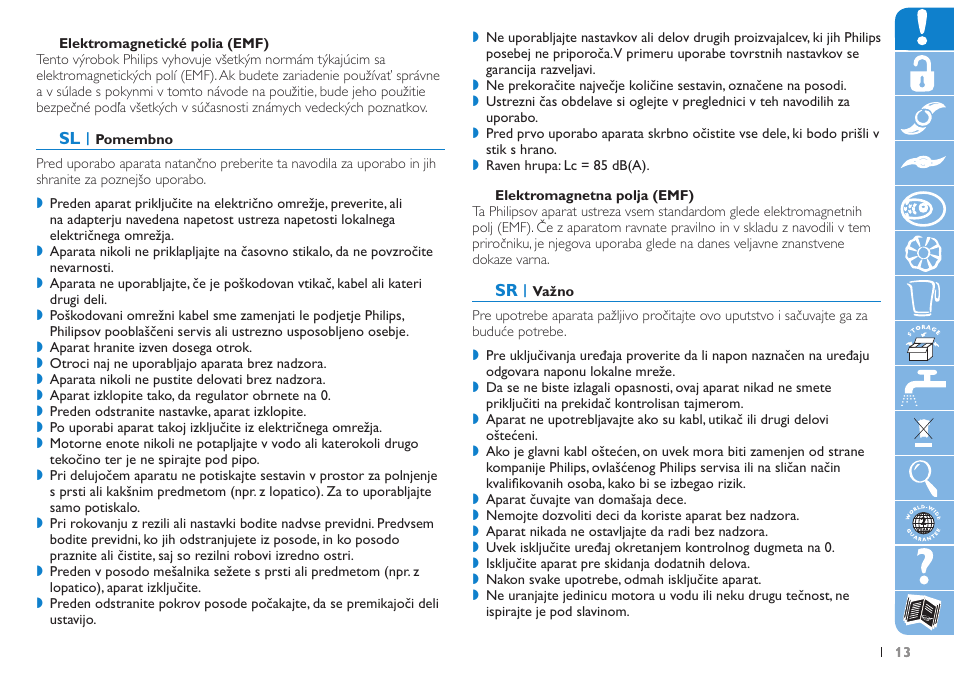 Philips HR7620 User Manual | Page 13 / 80