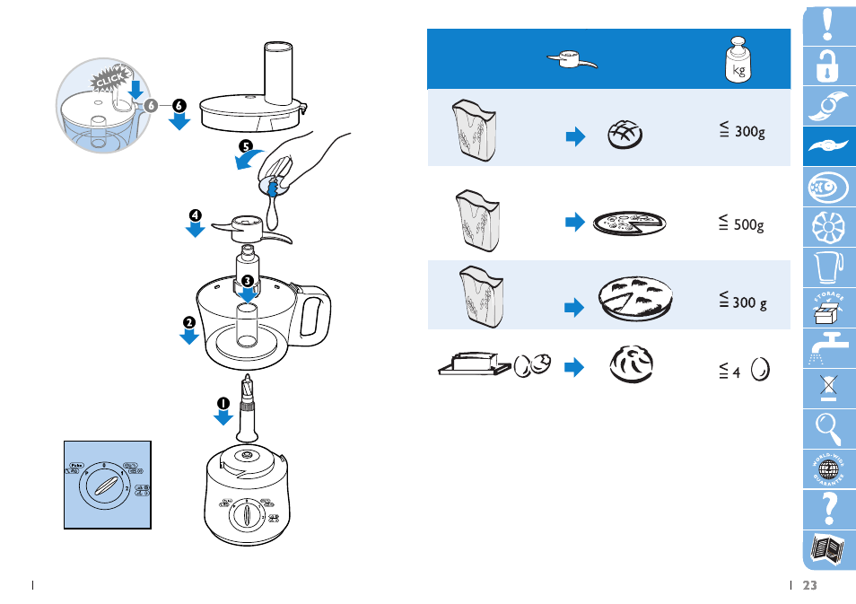 Philips HR7620 User Manual | Page 23 / 80