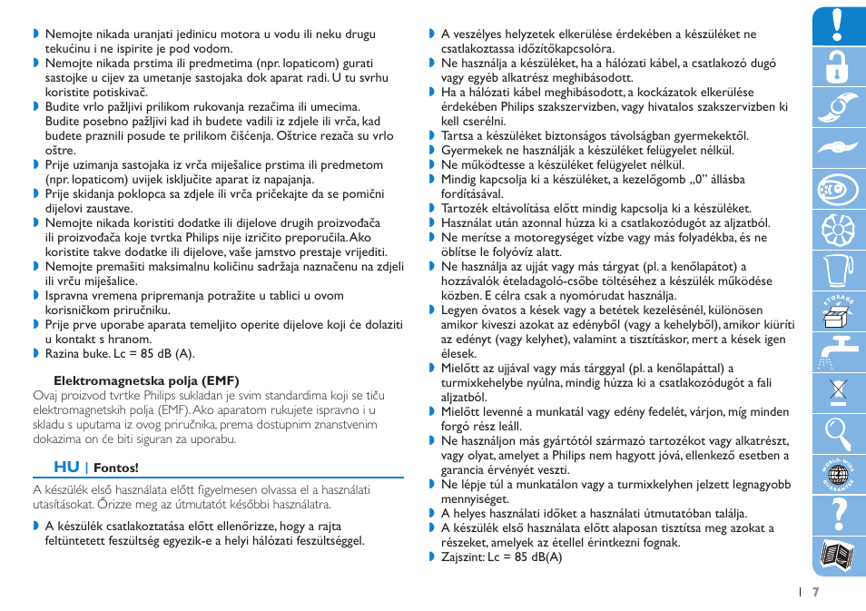 Philips HR7620 User Manual | Page 7 / 80