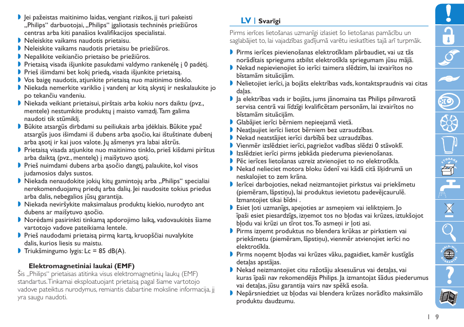 Philips HR7620 User Manual | Page 9 / 80