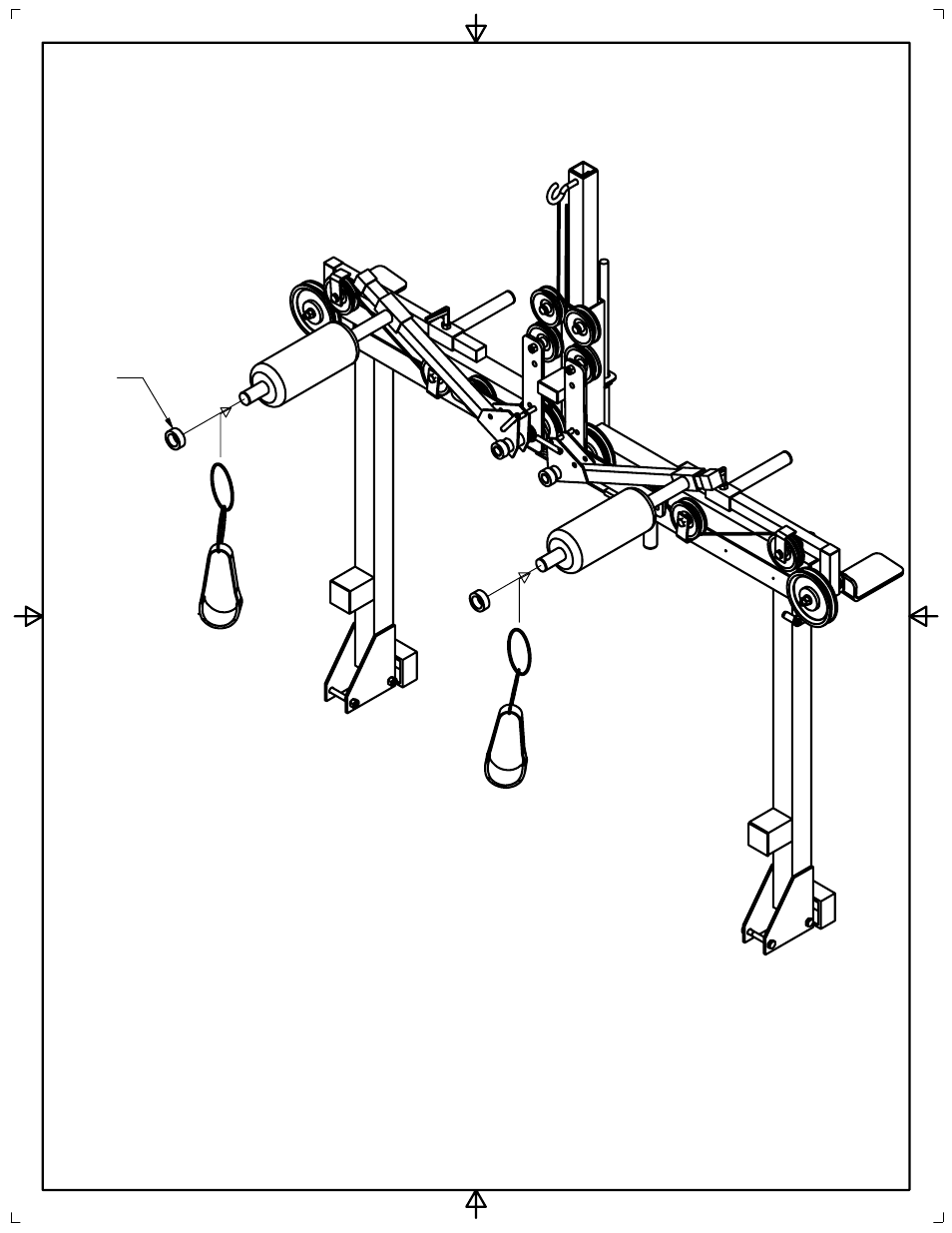 Rickshaw/tricep handles installation, Figure 12 | GPK UPPERTONE User Manual | Page 19 / 26