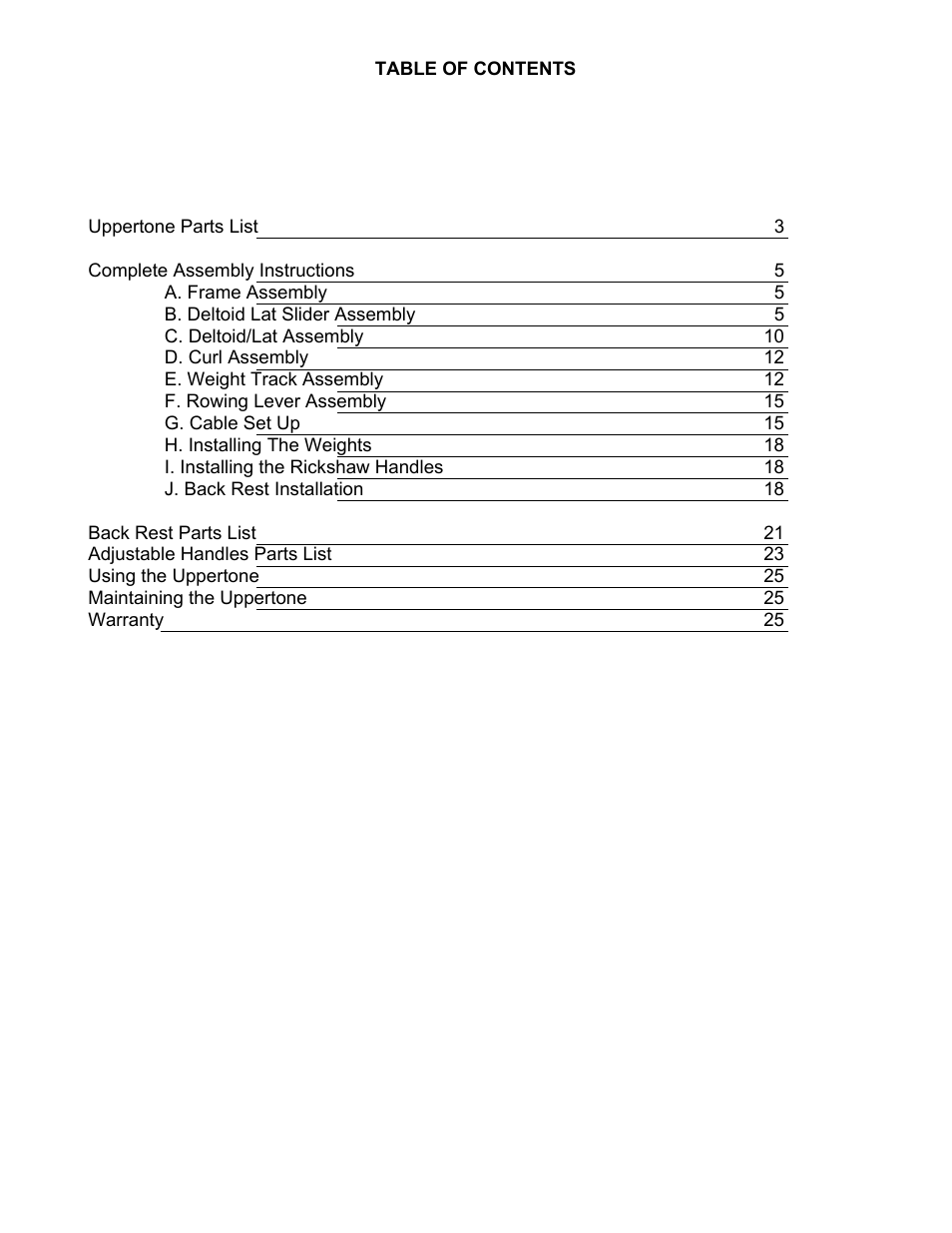 GPK UPPERTONE User Manual | Page 2 / 26