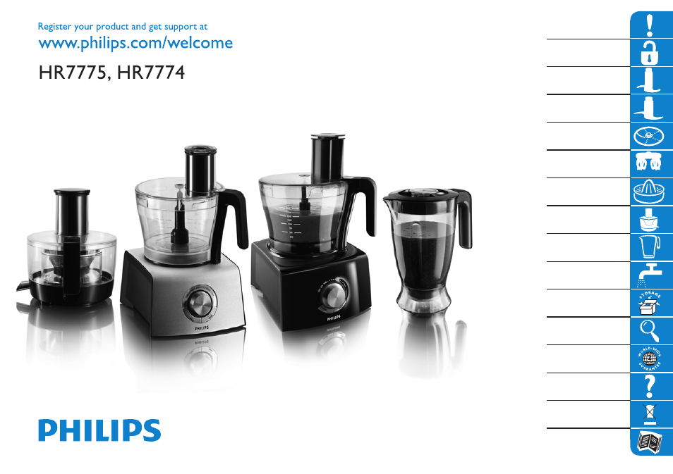 Philips HR7774 User Manual | 116 pages