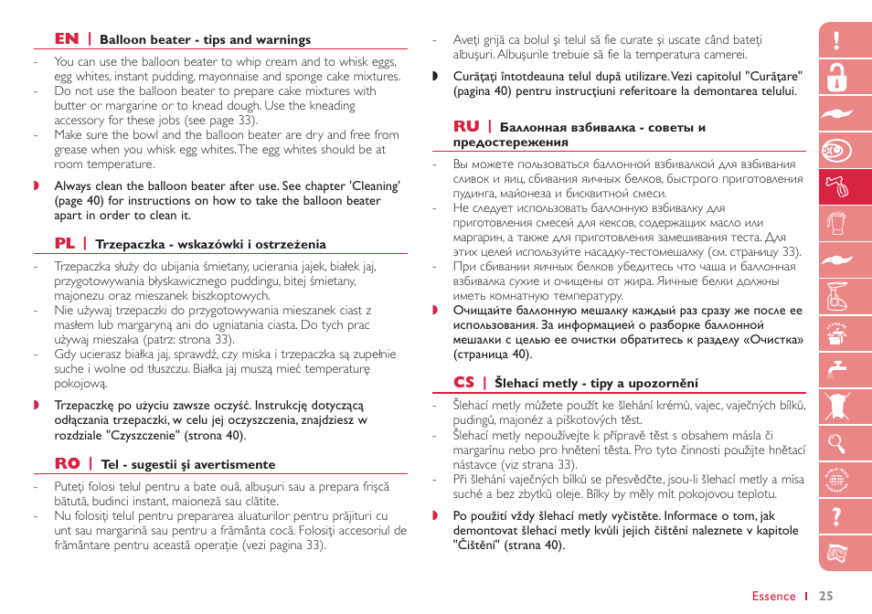 Philips HR7765 User Manual | Page 25 / 76