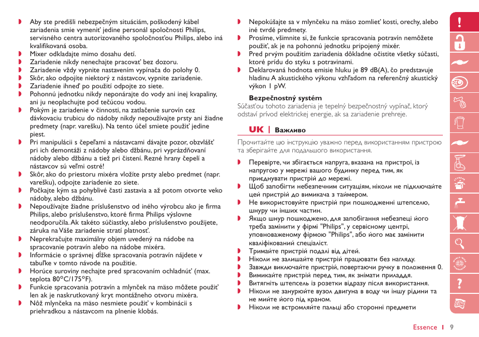 Philips HR7765 User Manual | Page 9 / 76