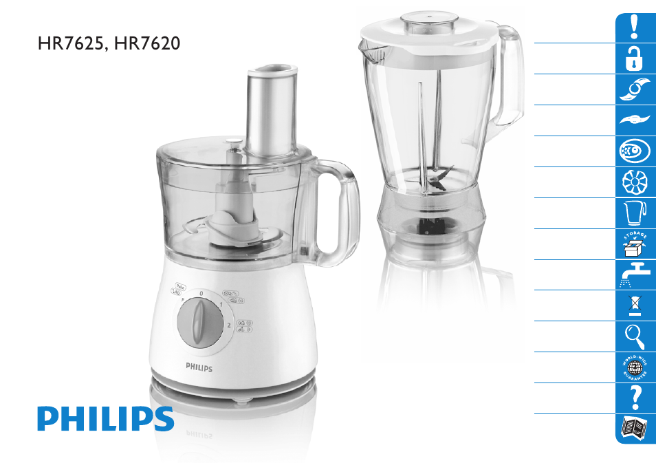Philips HR7625 User Manual | 76 pages