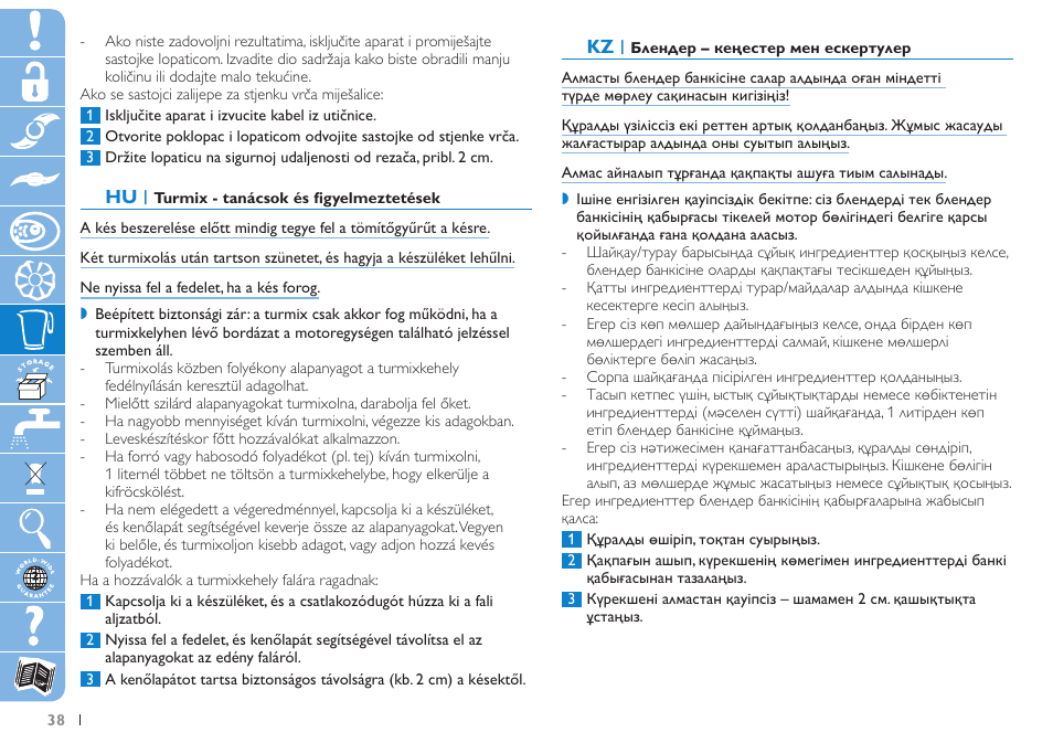 Philips HR7625 User Manual | Page 38 / 76
