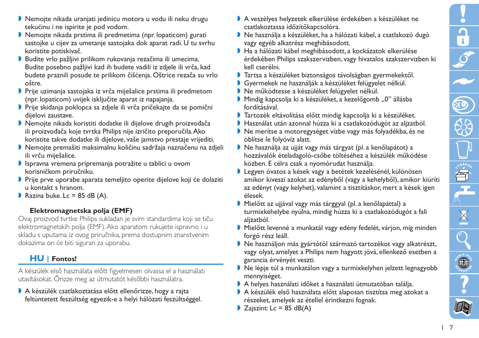 Philips HR7625 User Manual | Page 7 / 76