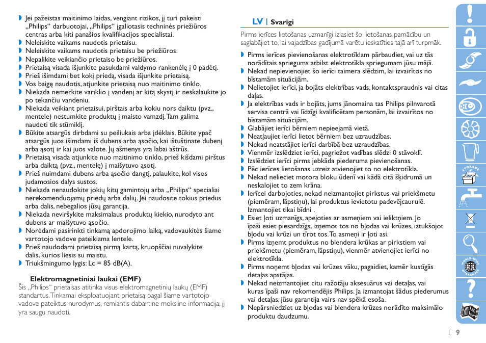 Philips HR7625 User Manual | Page 9 / 76