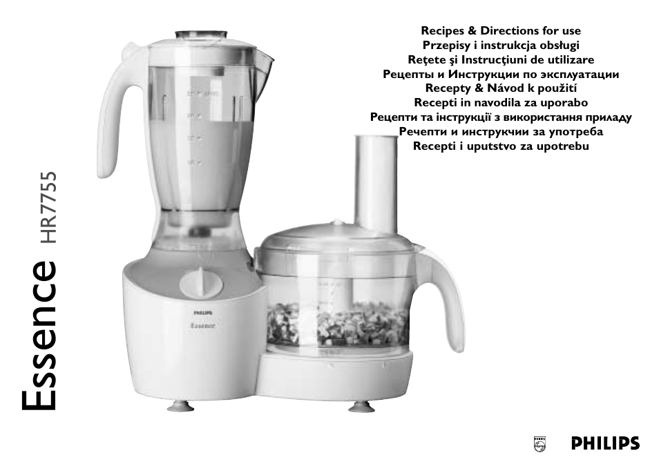 Philips HR7755 User Manual | 202 pages
