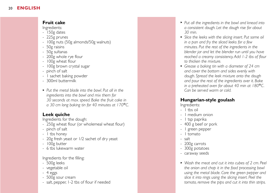 Philips HR7755 User Manual | Page 20 / 202