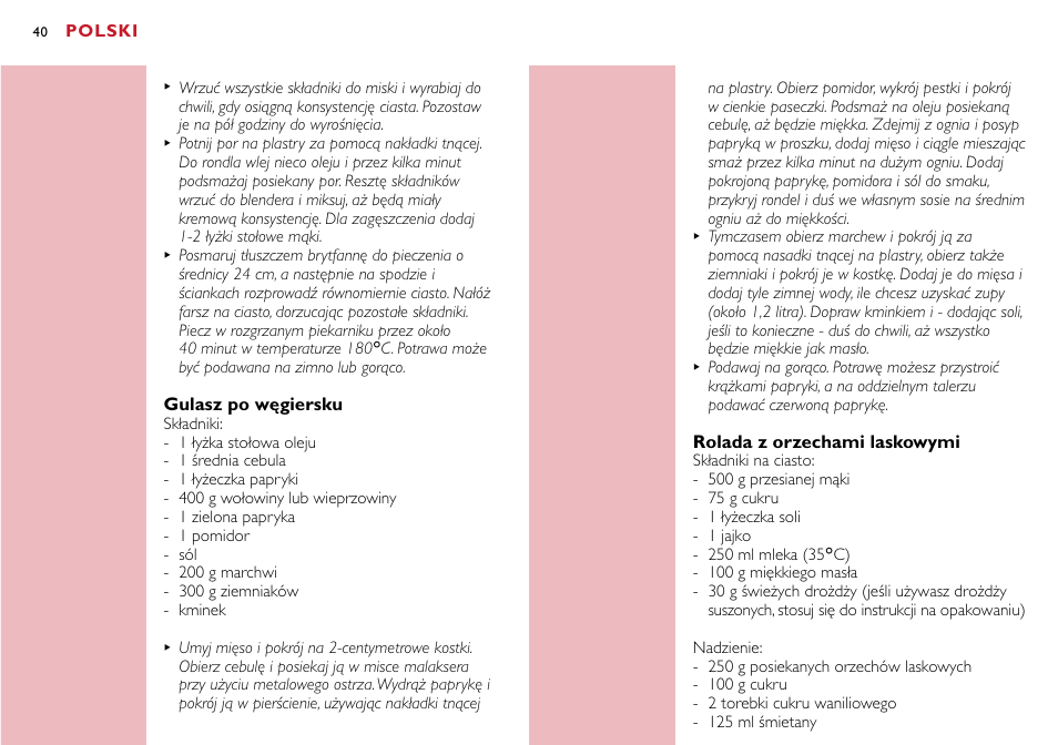 Philips HR7755 User Manual | Page 40 / 202