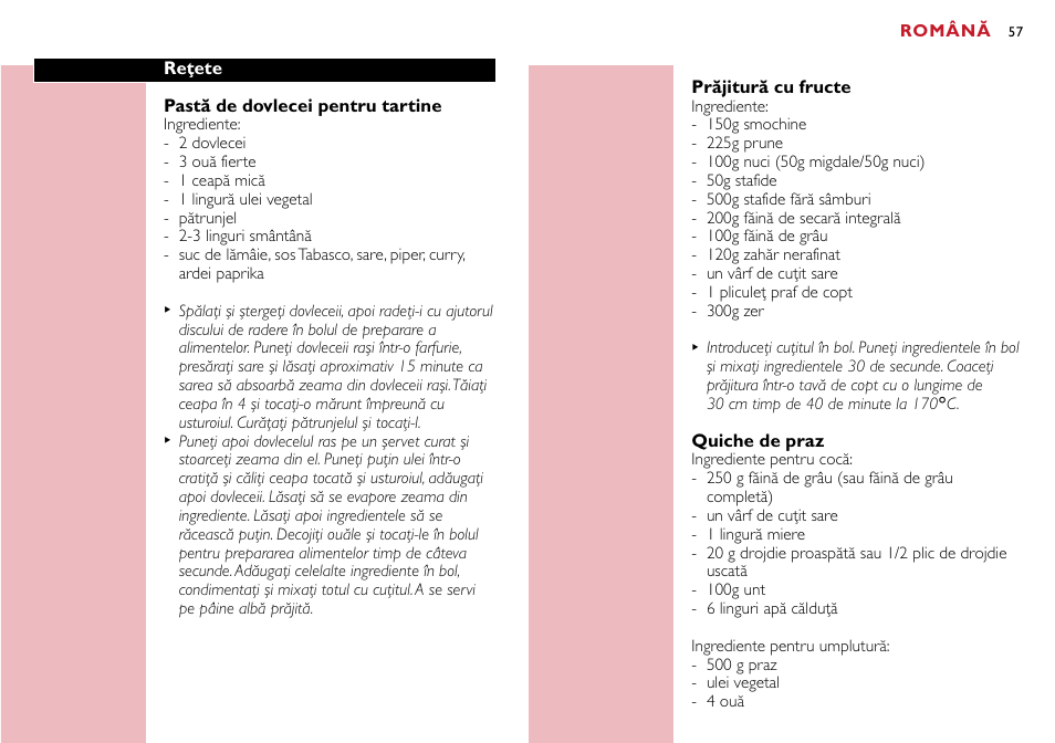 Philips HR7755 User Manual | Page 57 / 202