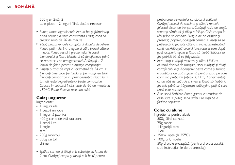 Philips HR7755 User Manual | Page 58 / 202